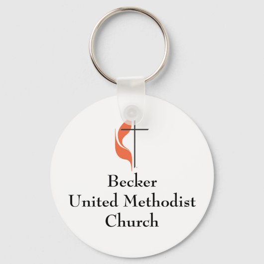 BeckerUnited MethodistChurch Sleutelhanger (Voorkant)