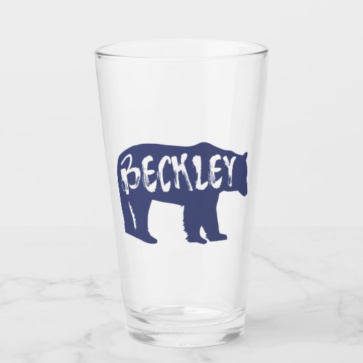 Beckley West Virginia Beer Glas (Voorkant)