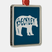 Beckley West Virginia Beer Metalen Ornament (Rechts)