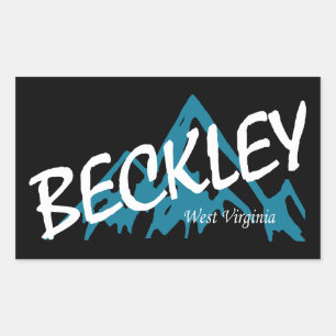 Beckley West Virginia Bergen Rechthoekige Sticker