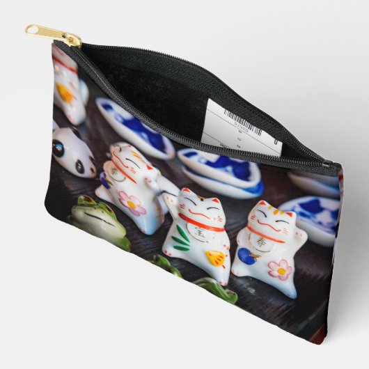 Beckoning cat figines etui (Open)