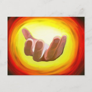 Beckoning Hand Briefkaart