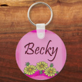 Becky Daisy Sleutelhanger (Voorkant)