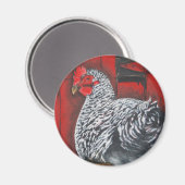 Becky's kip magneet (Voorkant / Achterkant)