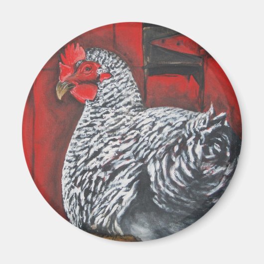 Becky's kip magneet (Voorkant)