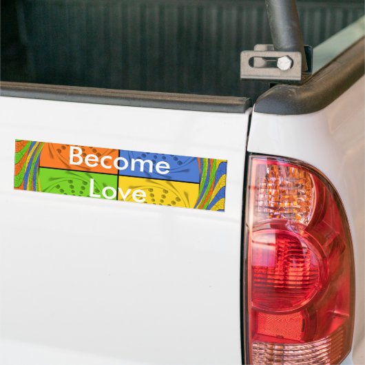 Become Love Bumper Sticker Template (Sur camion)