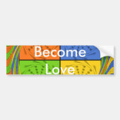 Become Love Bumper Sticker Template (Devant)