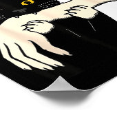 Become Ungovernable - Black Cat Biting Hand Funny Poster (Hoek)