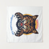 Become Ungovernable Cat Wandkleed (Voorkant (horizontaal))