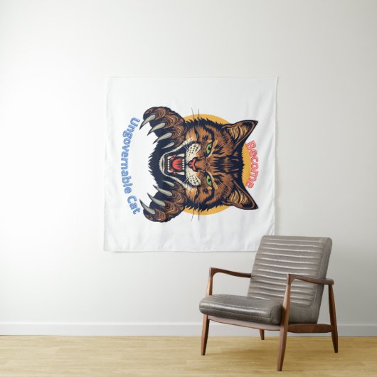 Become Ungovernable Cat Wandkleed (In Situ (horizontaal))