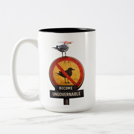Become Ungovernable Mug – Funny Rebel Coffee Mug (Gauche)