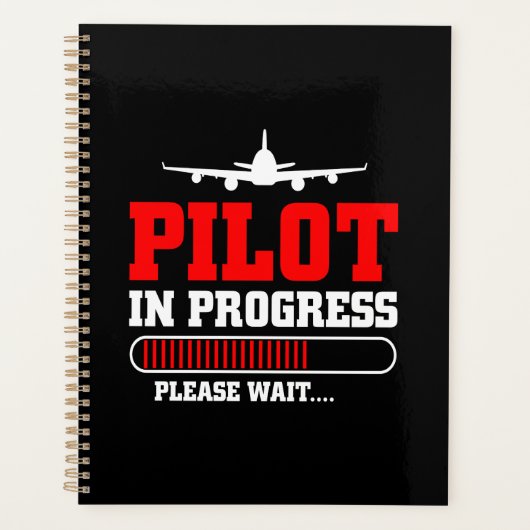 Becoming a Pilot | Aviation Training in Progress Planner (Voorkant)