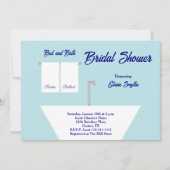 Bed and Bath Thema Bruids Douche Uitnodiging (Voorkant)