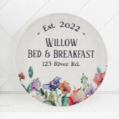 Bed and Breakfast Custom Floral Snijplank