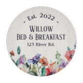 Bed and Breakfast Custom Floral Snijplank (Voorkant)