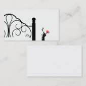 Bed & Breakfast Carte de visite Rose (Devant / Derrière)