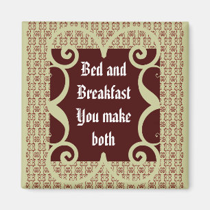 BED & BREAKFAST DE STYLE ANTIQUE MAGNET