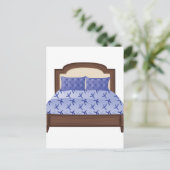 Bed Briefkaart (Staand voorkant)