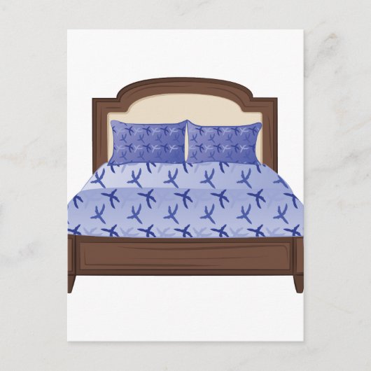 Bed Briefkaart (Voorkant)