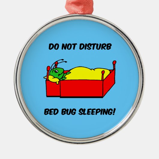 bed bug metalen ornament (Voorkant)