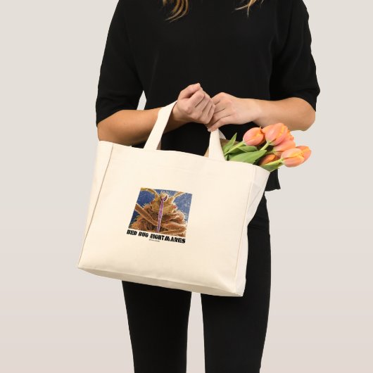 Bed Bug Nightmares (Cimex lectularius) Grote Tote Bag (Voorkant (product))