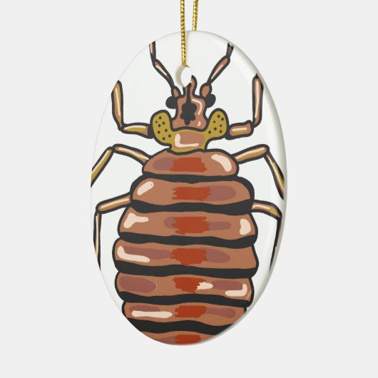 Bed Bug Sketch Keramisch Ornament (Links)