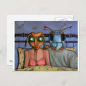 Bed Bugs Briefkaart (Voorkant / Achterkant)