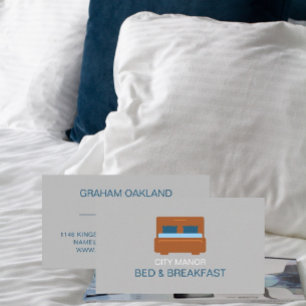 Bed Logo, Bed & Breakfast Accommodatie Visitekaartje