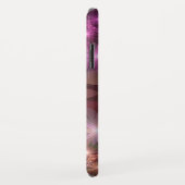 Bed van bloemen kleurrijke, dunne Abstracte fracta Case-Mate iPhone Case (Achterkant/rechts)