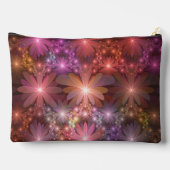 Bed van bloemen kleurrijke, dunne Abstracte fracta Etui (Achterkant)