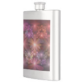 Bed van bloemen kleurrijke, dunne Abstracte fracta Flacon (Links)