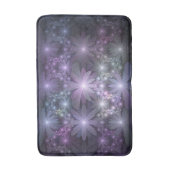 Bed van Flowers Trendy Shiny Abstract Fractal Art Badmat (Voorkant Verticaal)