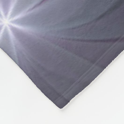 Bed van Flowers Trendy Shiny Abstract Fractal Art Fleece Deken (Hoek)