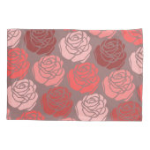 Bed van Rozen, zwart-wit, roze Kussensloop (Achterkant-Links)