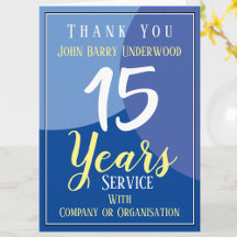 Bedank de medewerker voor de lange service