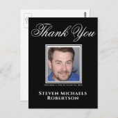 Bedank Foto Ansichtkaart Briefkaart (Voorkant / Achterkant)