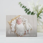 BEDANK U modereert de geboorte van het hartmanuscr Kaart (Staand voorkant)