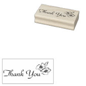 Bedankbloem Stempel (Gestempeld)