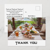 Bedanken bij hotel briefkaart (Voorkant / Achterkant)