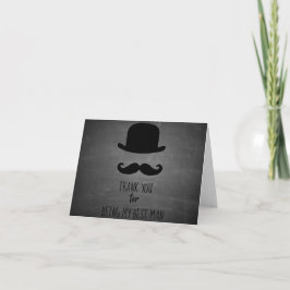 Bedankingskaart voor mijn getuige bedankkaart