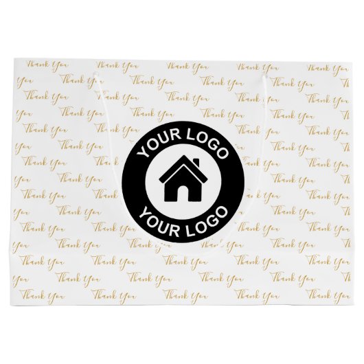 Bedankje Zakelijk Logo Grote Cadeautas (Achterkant)