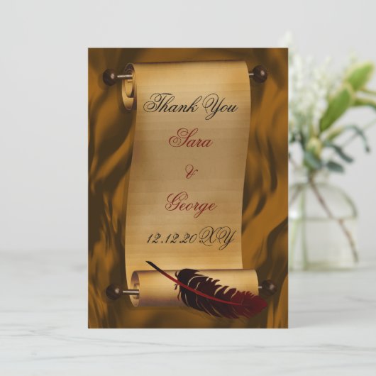  bedankkaart (Staand voorkant)