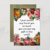 bedankkaart (Voorkant / Achterkant)