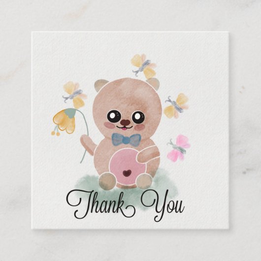 Bedankkaart Informatiekaartje (Voorkant)