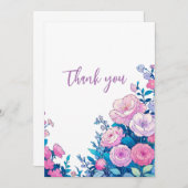 Bedankkaart Kaart (Voorkant / Achterkant)