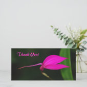 Bedankkaart met foto (Staand voorkant)