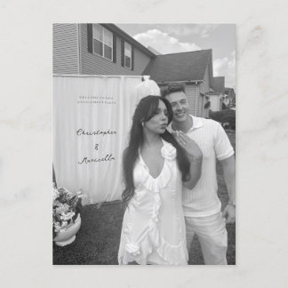 Bedankkaart, Postkaart Blank