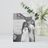 Bedankkaart, Postkaart leeg (Staand voorkant)