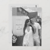 Bedankkaart, Postkaart leeg (Voorkant / Achterkant)