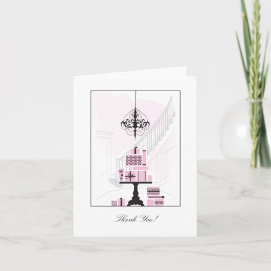 Bedankkaart - Roze (Voorkant)